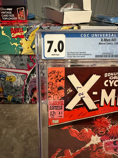 X-Men #41 CGC 7.0 (Marvel 1968