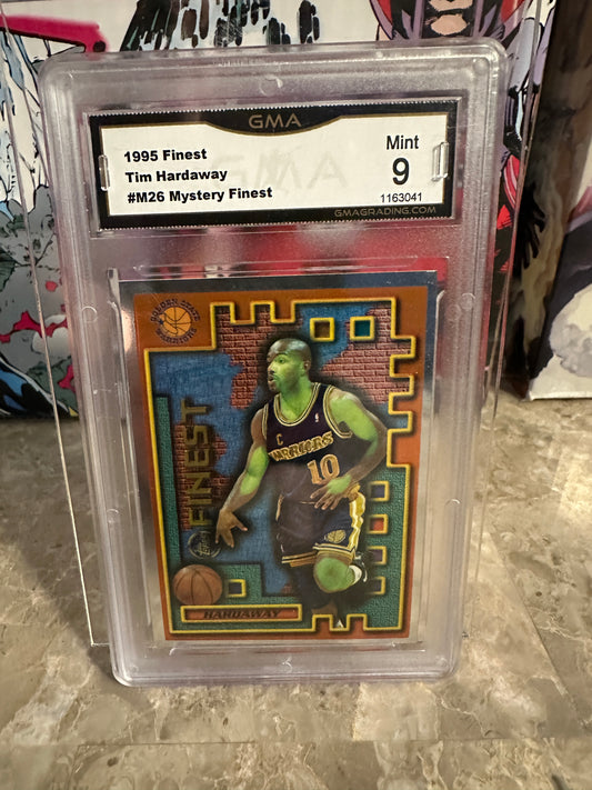 Tim Hardaway #M26 GMA 9 Mint (1995 Finest) - Mystery Finest