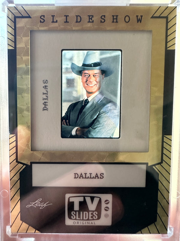 (2026/04/14) Dallas Larry Hagman J.R. Ewing 1/1 Super Prismatic Original Slide