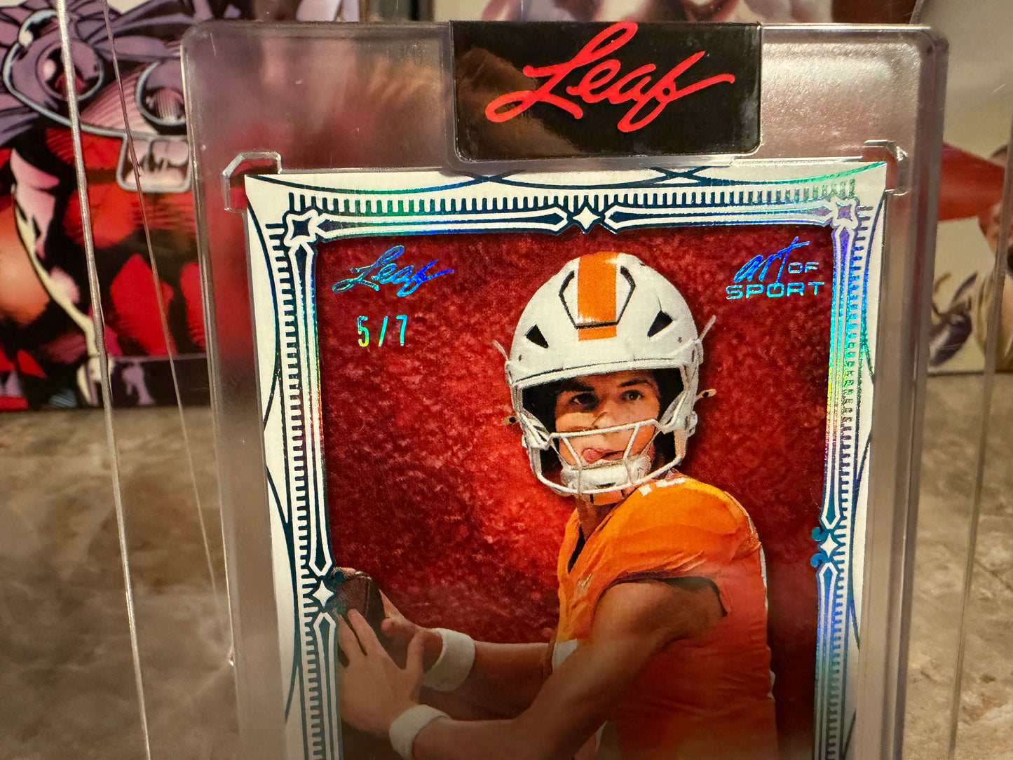 George MacInytre 2026 Leaf Art of Sport Base Auto Platinum /7