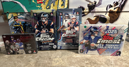 Topps NFL Football Premium Quad-Box Hobby Master Gift Bundle