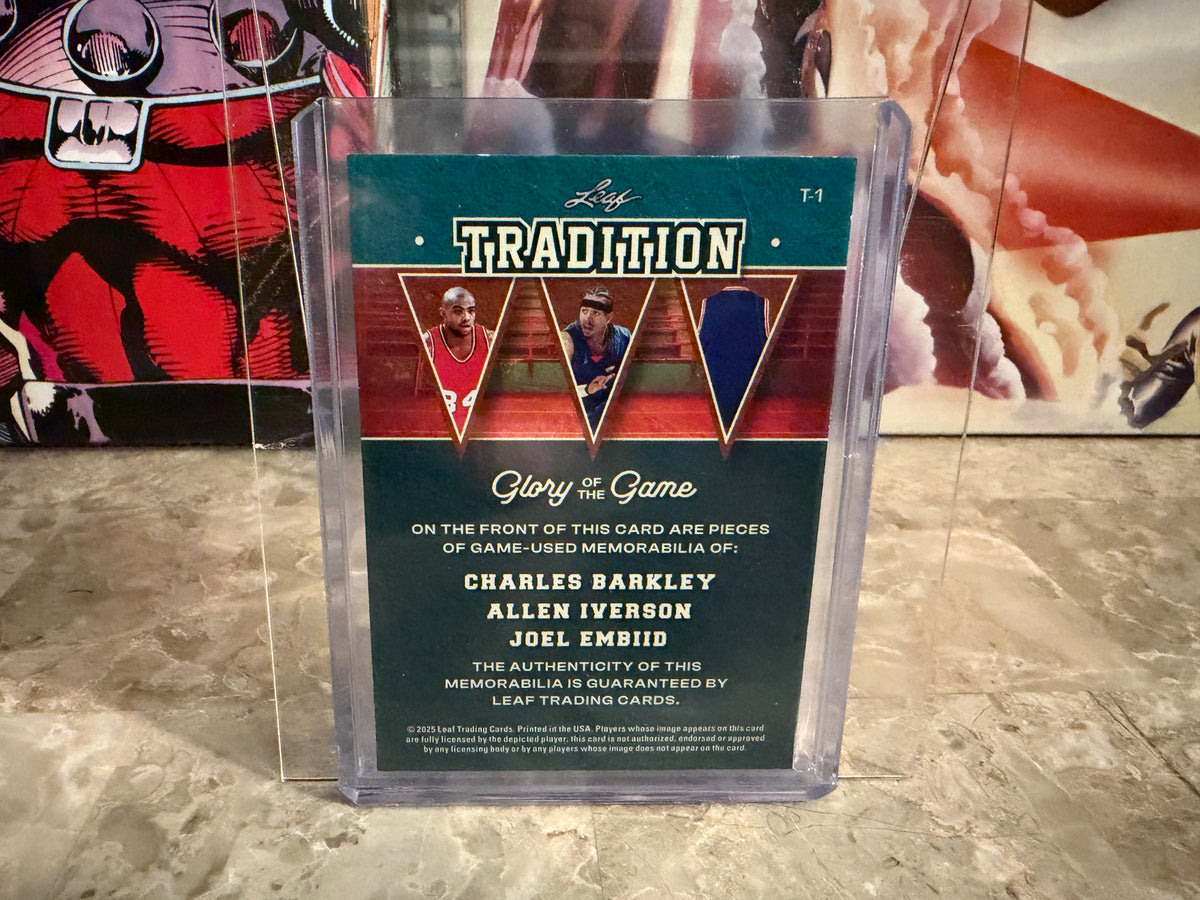 Barkley Iverson Embid 2025 Leaf Glory of the Game Tradition Game-Used /2