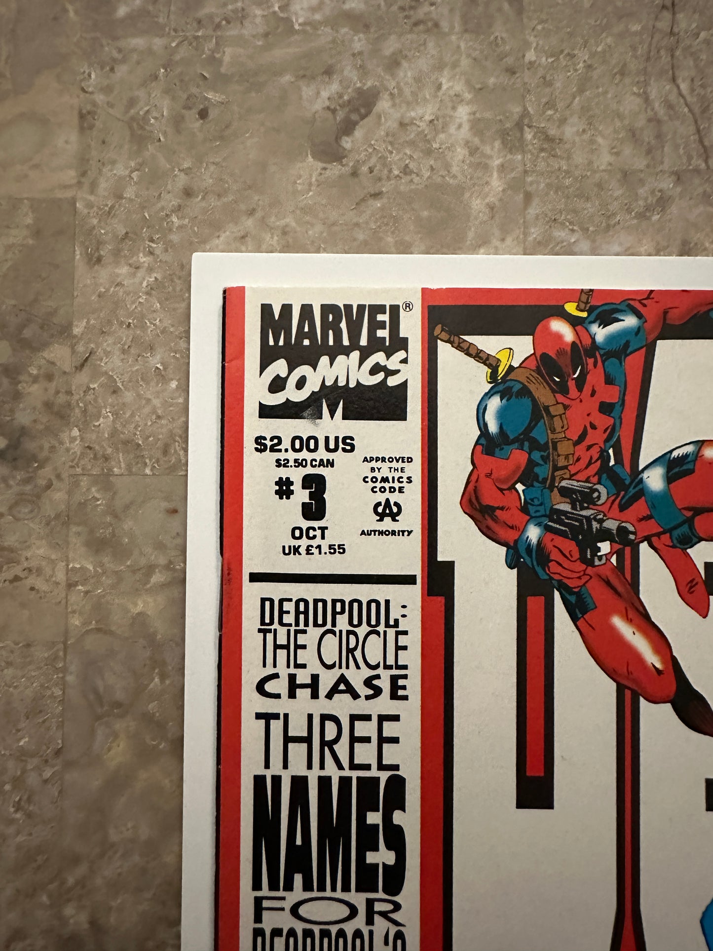 Deadpool #3 VF/NM 9.0 (1993 Marvel)