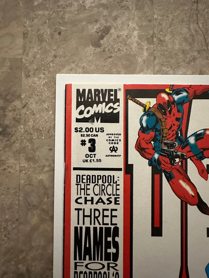 Deadpool #3 VF/NM 9.0 (1993 Marvel)