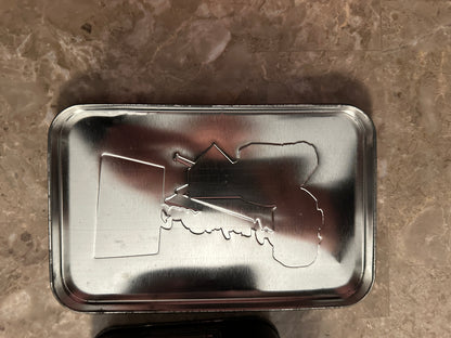 Cal Ripken Jr. Metallic Impressions Iron Oriole 10 Card Set w/ Tin