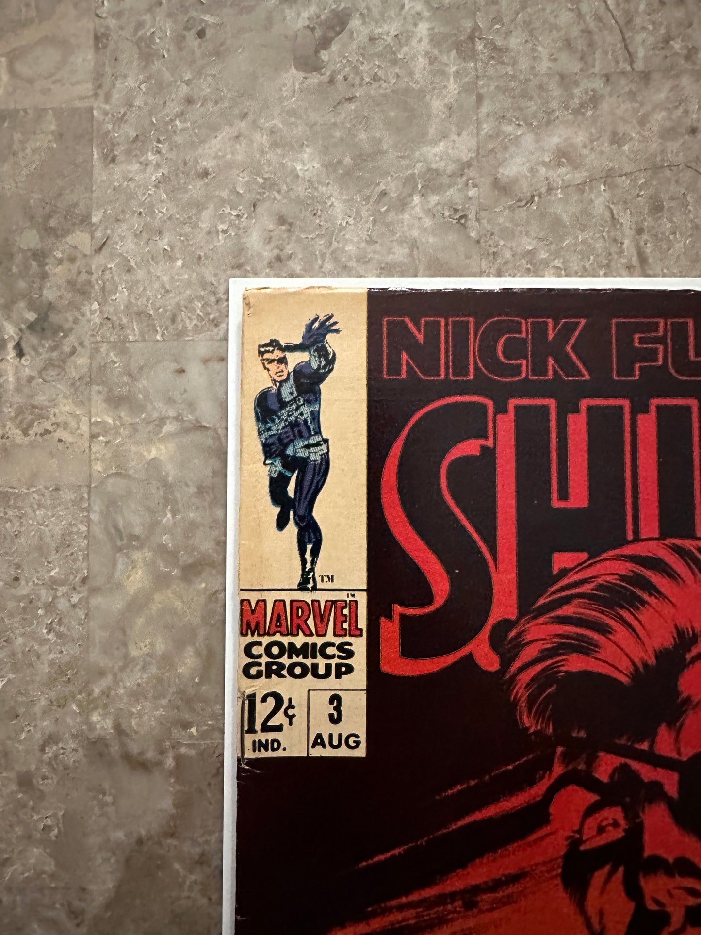 Nick Fury Agent of S.H.I.E.L.D #3 FN+ 6.5 (1968 Marvel) - Appears VF, Steranko