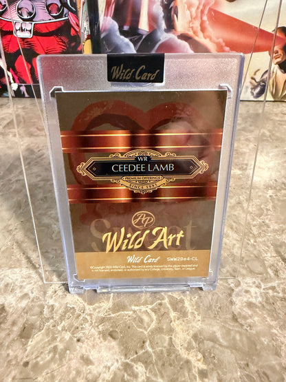Ceedee Lamb 2026 Wild Card Wild Art 1/1