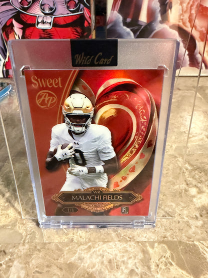 Malachi Fields 2026 Wild Card Wild Art 1/1