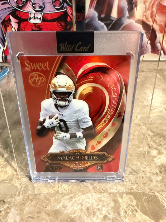 Malachi Fields 2026 Wild Card Wild Art 1/1