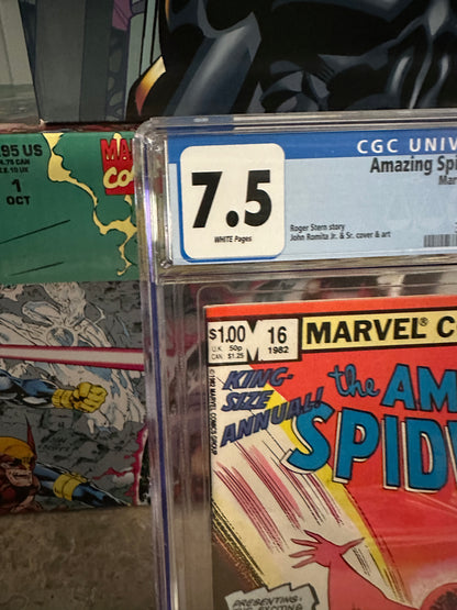Amazing Spider-Man Annual #16 CGC 7.5 (1982 Marvel)