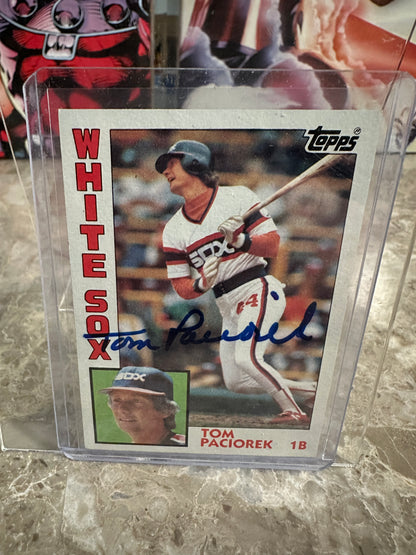 14 White Sox Signed Card Lot 1956-1989 Minnie Minoso Carlton Fisk Harold Baines