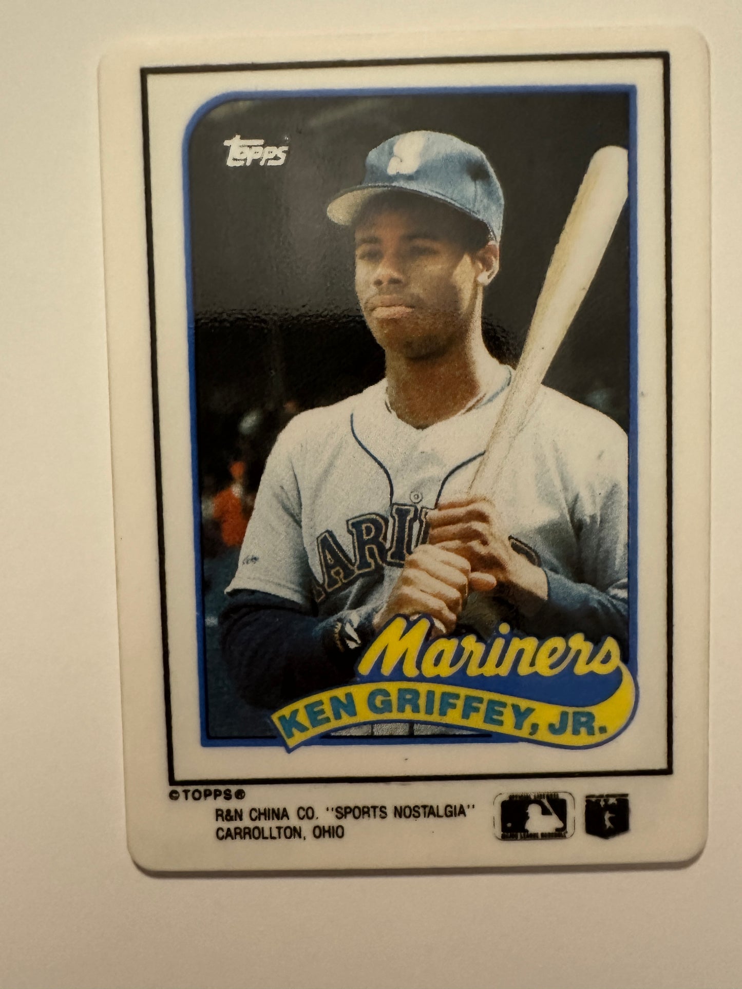 Ken Griffey Jr. #41T Porcelain Limited Edition Rookie Card (1989 Topps Traded)