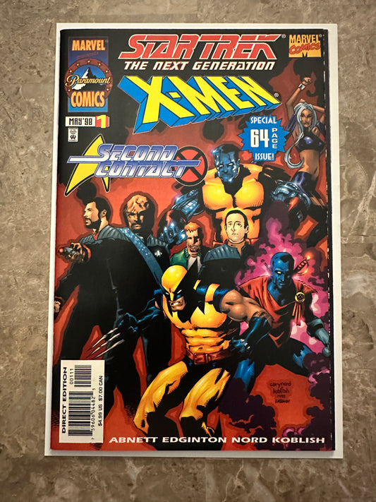 Star Trek TNG X-Men Second Contact NM 9.4-9.8 (1998 Marvel Comics)
