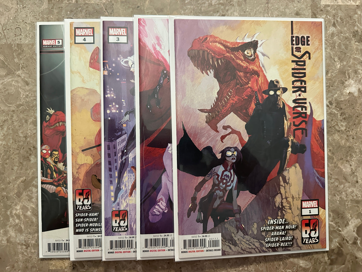 Edge of Spider-Verse #1-5 Full Set High Grade (Marvel 2019)