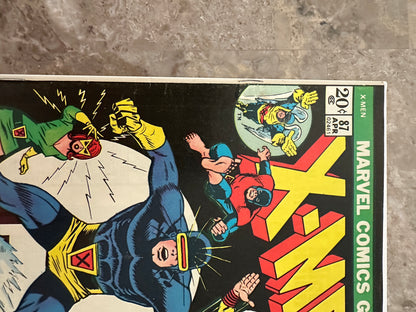 X-Men #87 FN+ 6.5 (1974 Marvel Comics) - Presents very well
