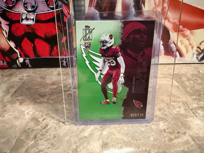 Denzel Burke 2025 Topps Signature Class Football Green /175 #165