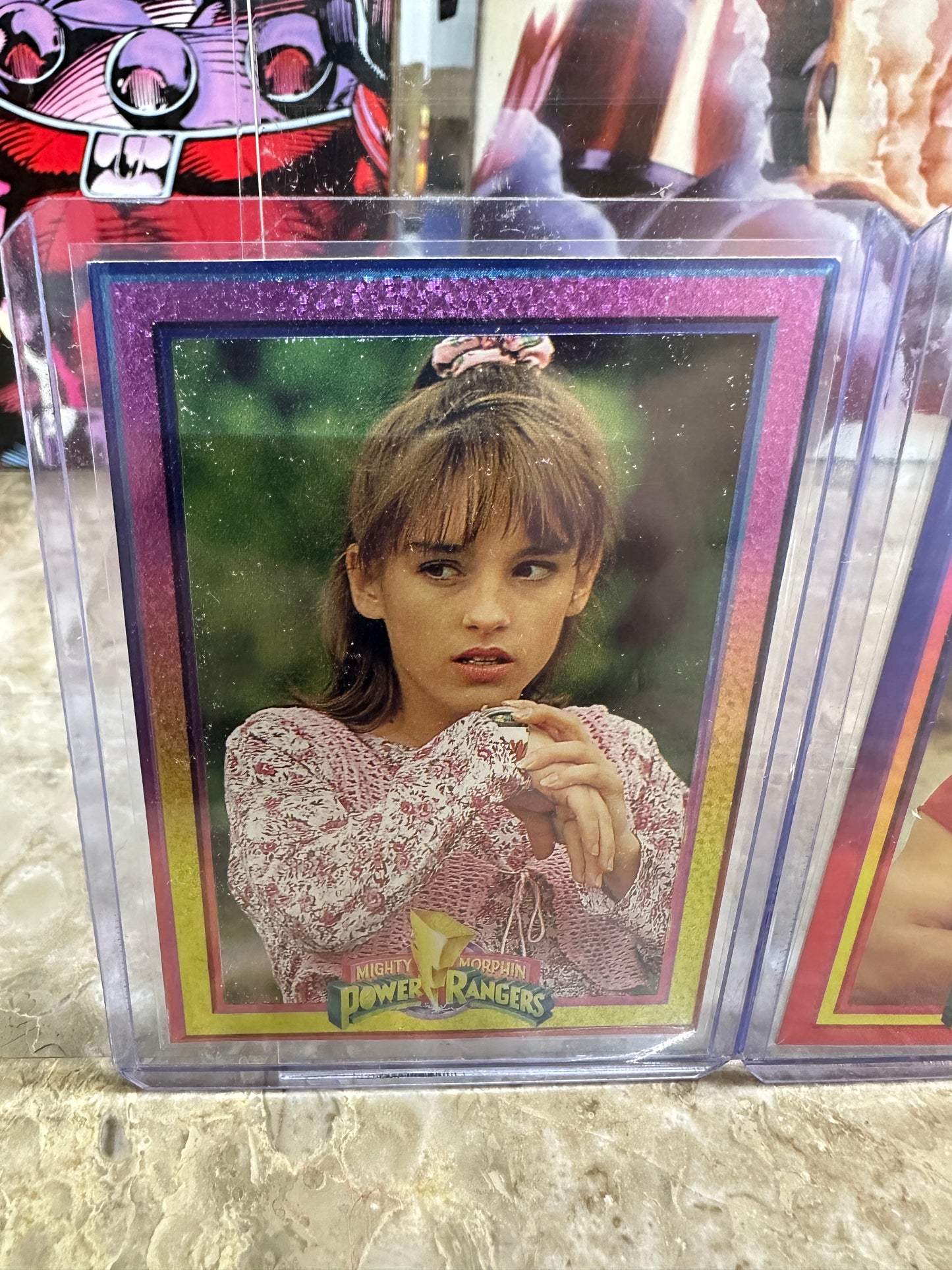 1994 Power Rangers Series 1 POWER FOIL 2-Card Lot - Jason #18 & Kimberly #31