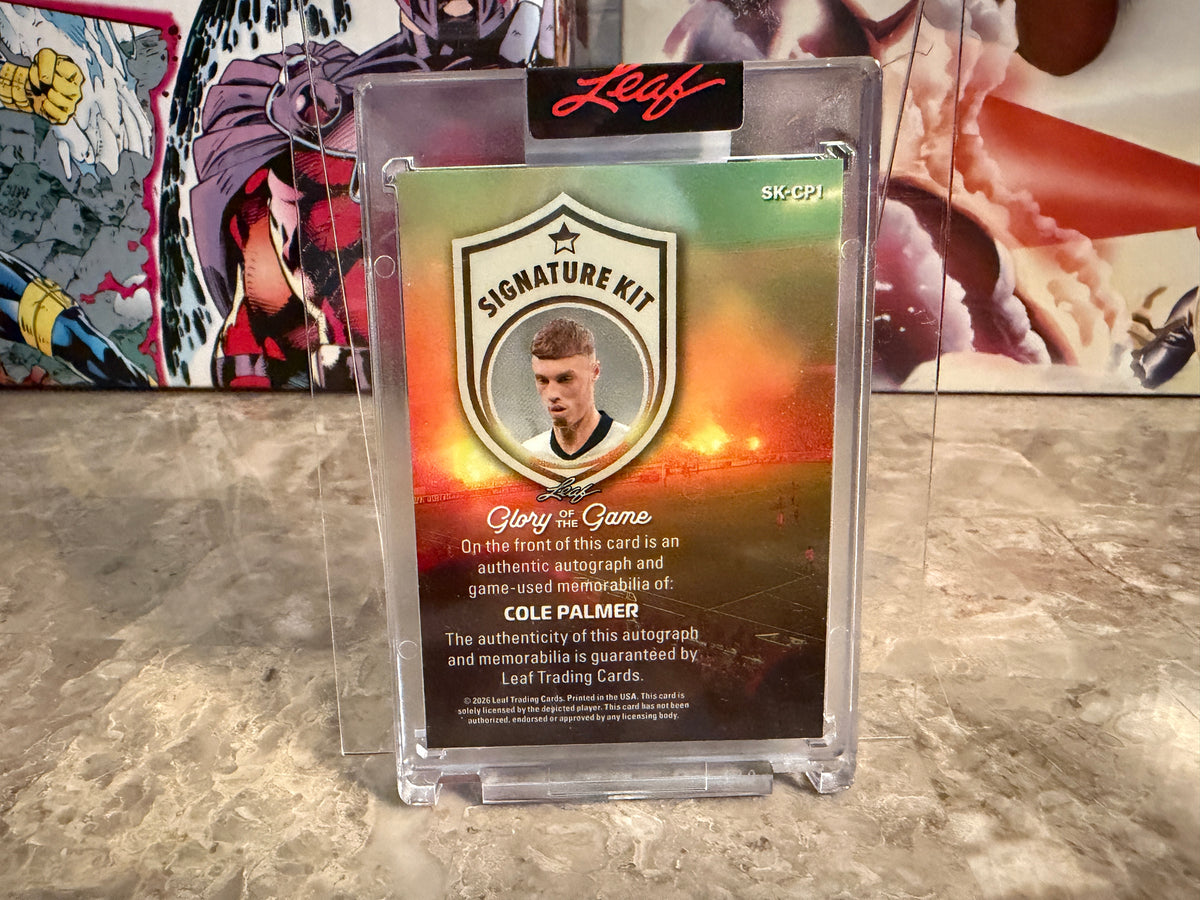 Cole Palmer 2026 Leaf Glory Of The Game Soccer Signature Kit Multicolor Patch /15