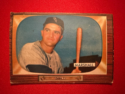 1955 BOWMAN Chicago White Sox 3-Card Lot - Michaels / Marshall / Chakales