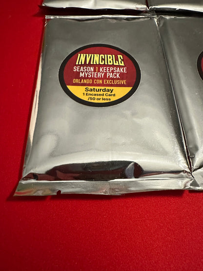 Invincible Season 1 Keepsake Orlando MegaCon 4 Mystery Pack Bundle 2026