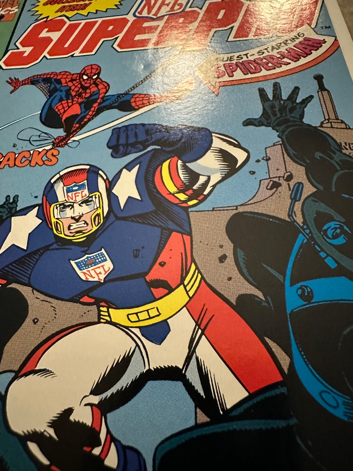 NFL SuperPro #1-2 NM (1991 Marvel)