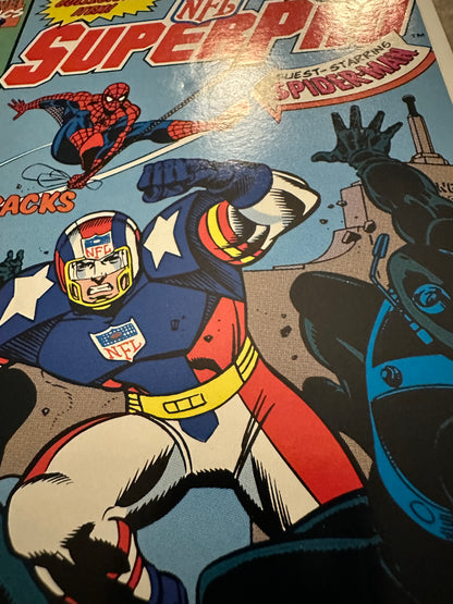 NFL SuperPro #1-2 NM (1991 Marvel)