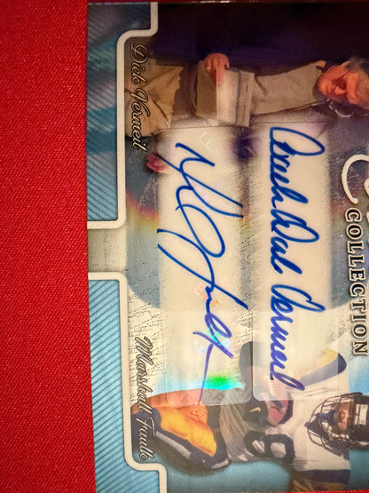 Marshall Faulk Dick Vermeil 2026 Leaf Autograph Collection Combo Dual Auto 1/1