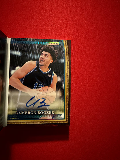 2026 Leaf Art of Sport Cameron Boozer Auto Diptych Platinum /7