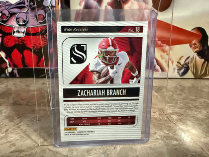 Zachariah Branch 2025 Panini Silhouette Football Base Silver /149 #18