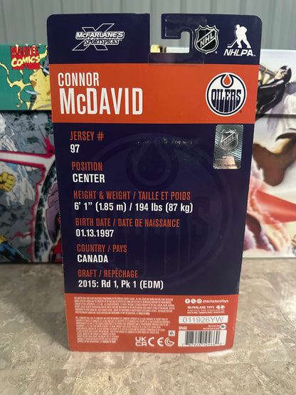NHL SportsPicks Edmonton Oilers Connor McDavid 6" Articulated Figure