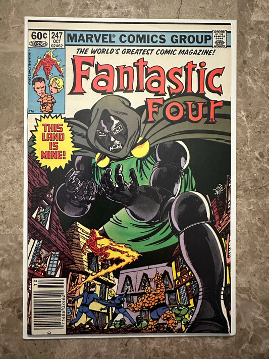Fantastic Four #247 Newsstand FN/VF 7.0-7.5 (1982 Marvel) - High Grade