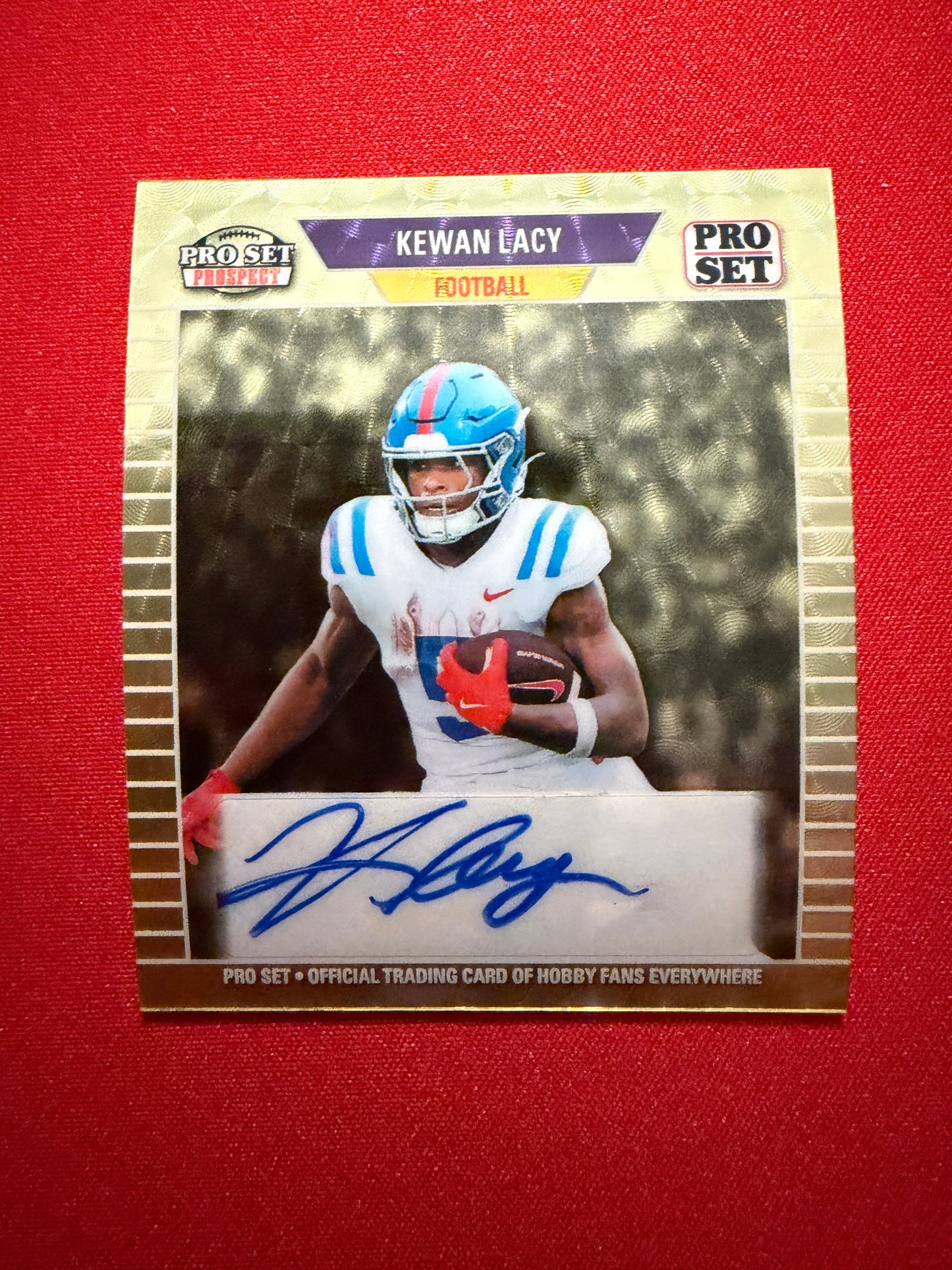 2026 Leaf Pro Set Metal Kewan Lacy 1989 Mini Auto Gold Super Prismatic 1/1