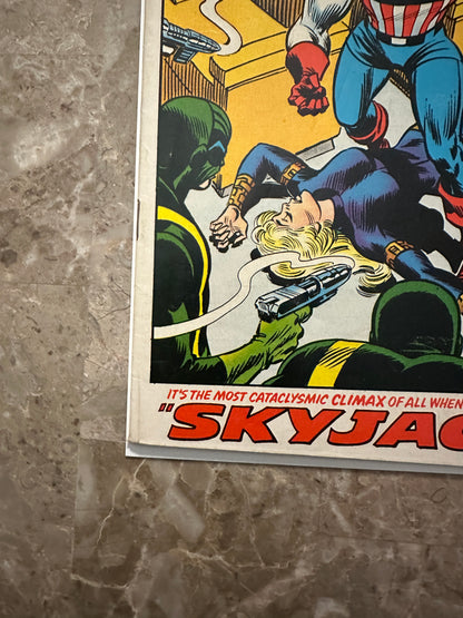 Captain America #145 VG+ 4.5 (1972 Marvel Comics) - Nice copy for grade