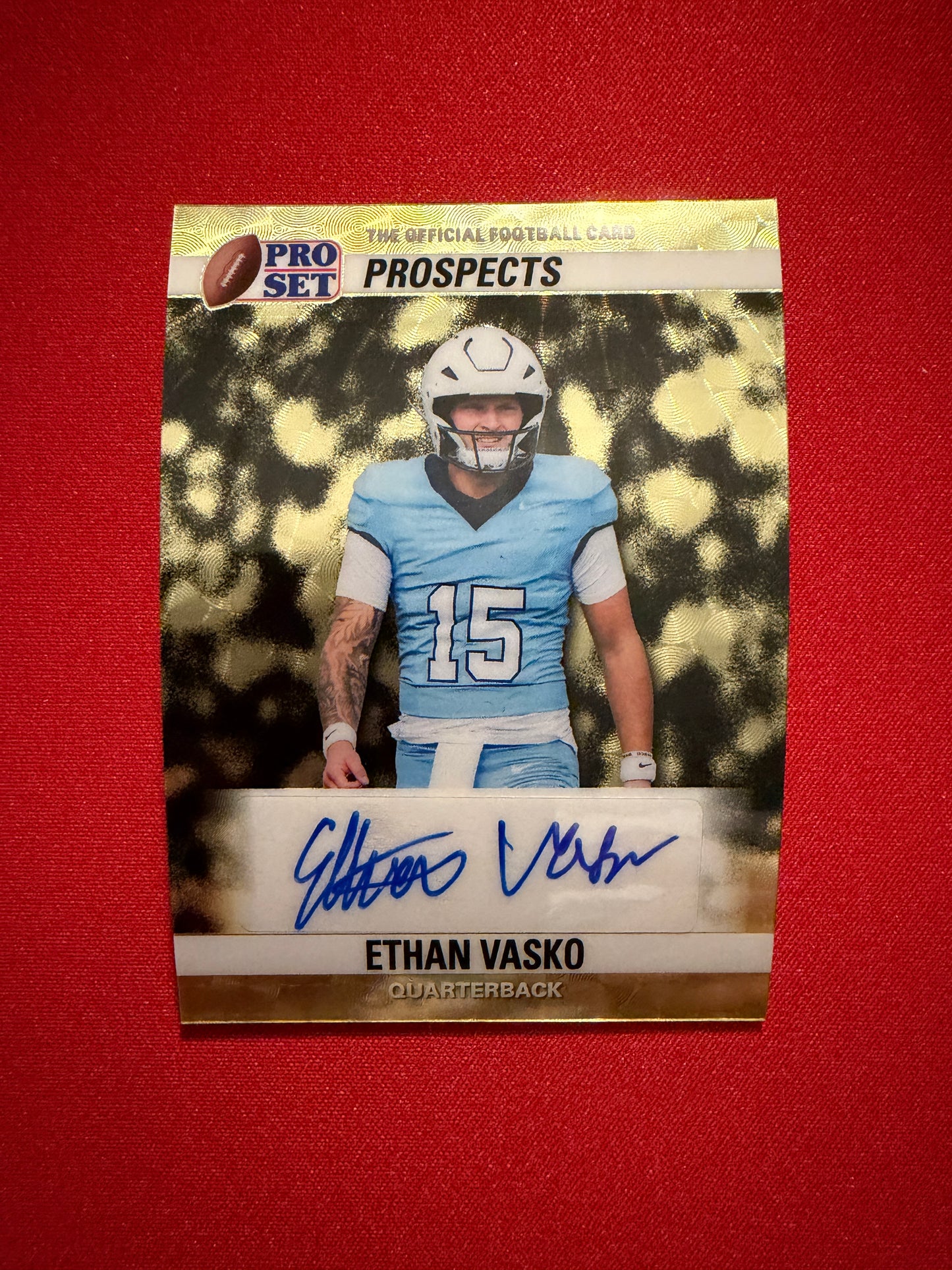 2026 Leaf Pro Set Metal Ethan Vasko 1990 Auto Gold Super Prismatic 1/1