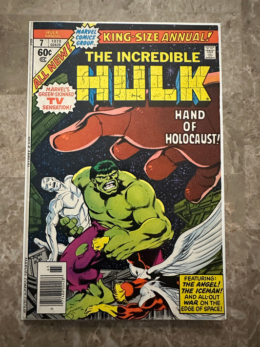 Incredible Hulk Annual #7 FN+ 6.5 (Marvel Comics 1978) - Presents VF