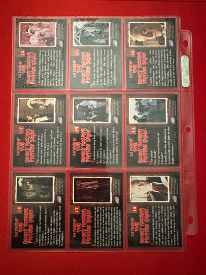 1995 Rocky Horror Picture Show Trading Card Set (90 cards)