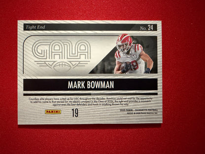 Mark Bowman 2025 Panini Silhouette Football Gala SSP /8 Rare