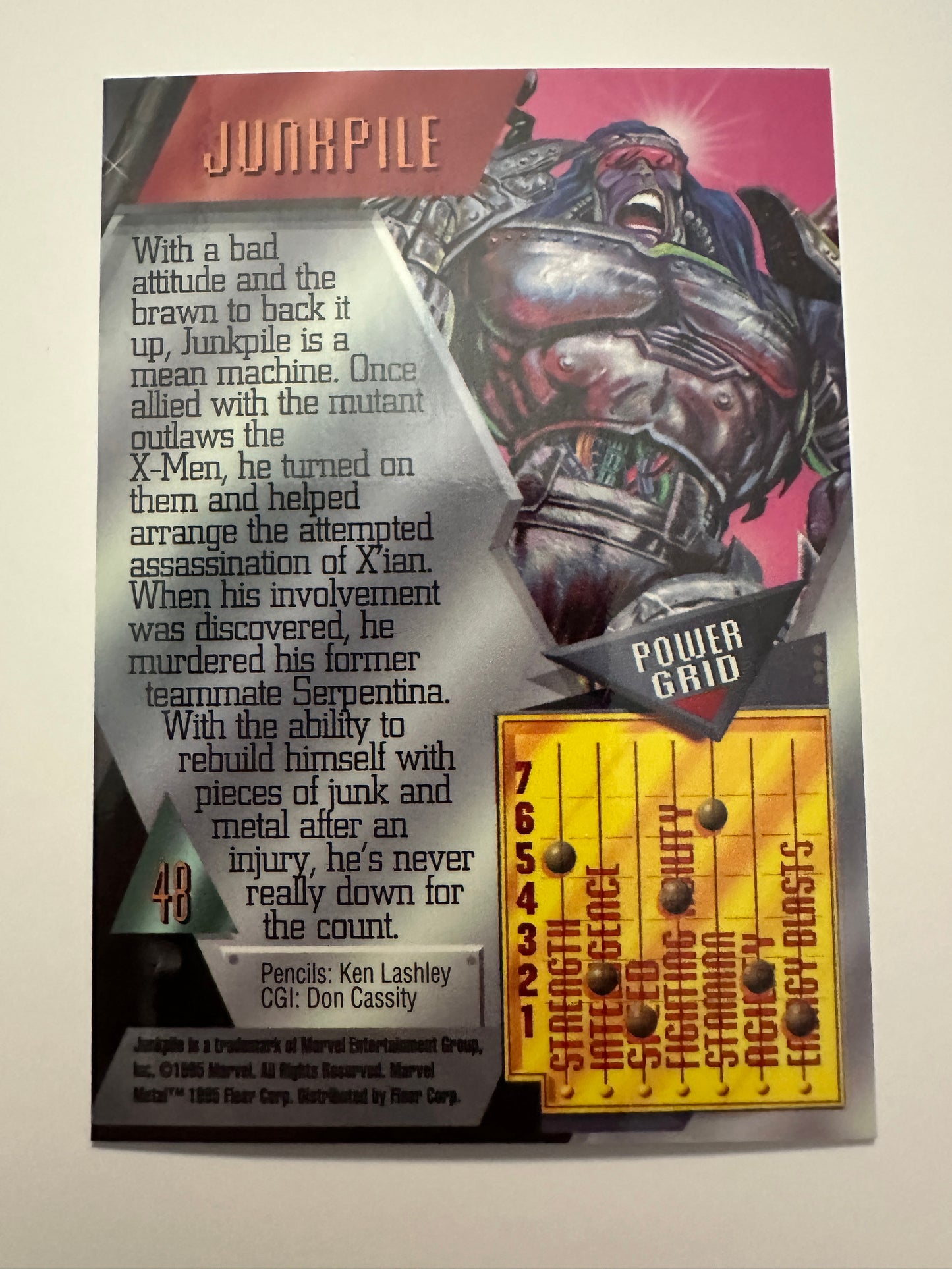 Junkpile #48 (1995 Marvel Metal) - High grade