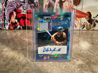2025 Leaf Optichrome Baseball Dave Winfield Time Machines Patch Auto Crystal 1/1
