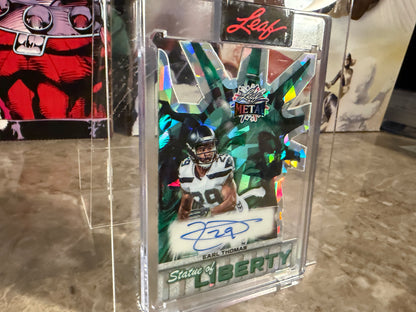 Earl Thomas 2026 Leaf Independence Day Statue Liberty Auto 1/1