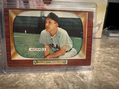 1955 BOWMAN Chicago White Sox 3-Card Lot - Michaels / Marshall / Chakales