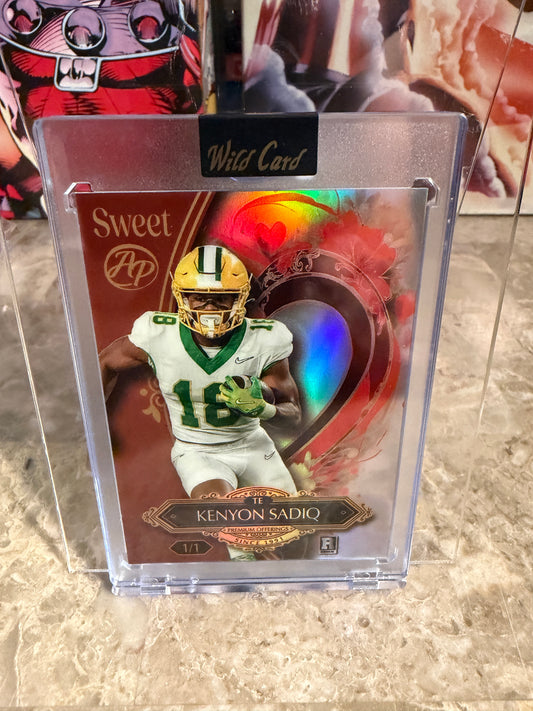 Kenyon Sadiq 2026 Wild Card Wild Art 1/1