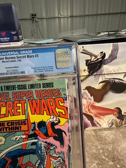 Marvel Super-Heroes: Secret Wars #3 Newsstand CGC 9.6 WP (1984) - New Case