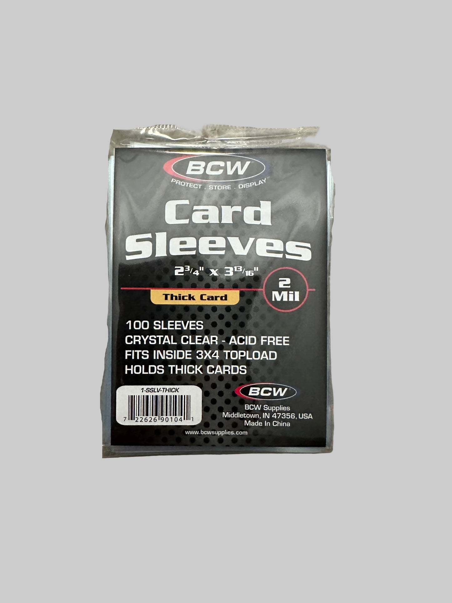 BCW Thick Card Sleeves