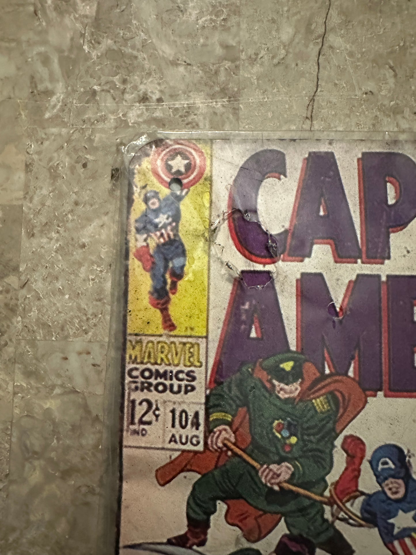 Captain America #104 Metal Sign - Sealed