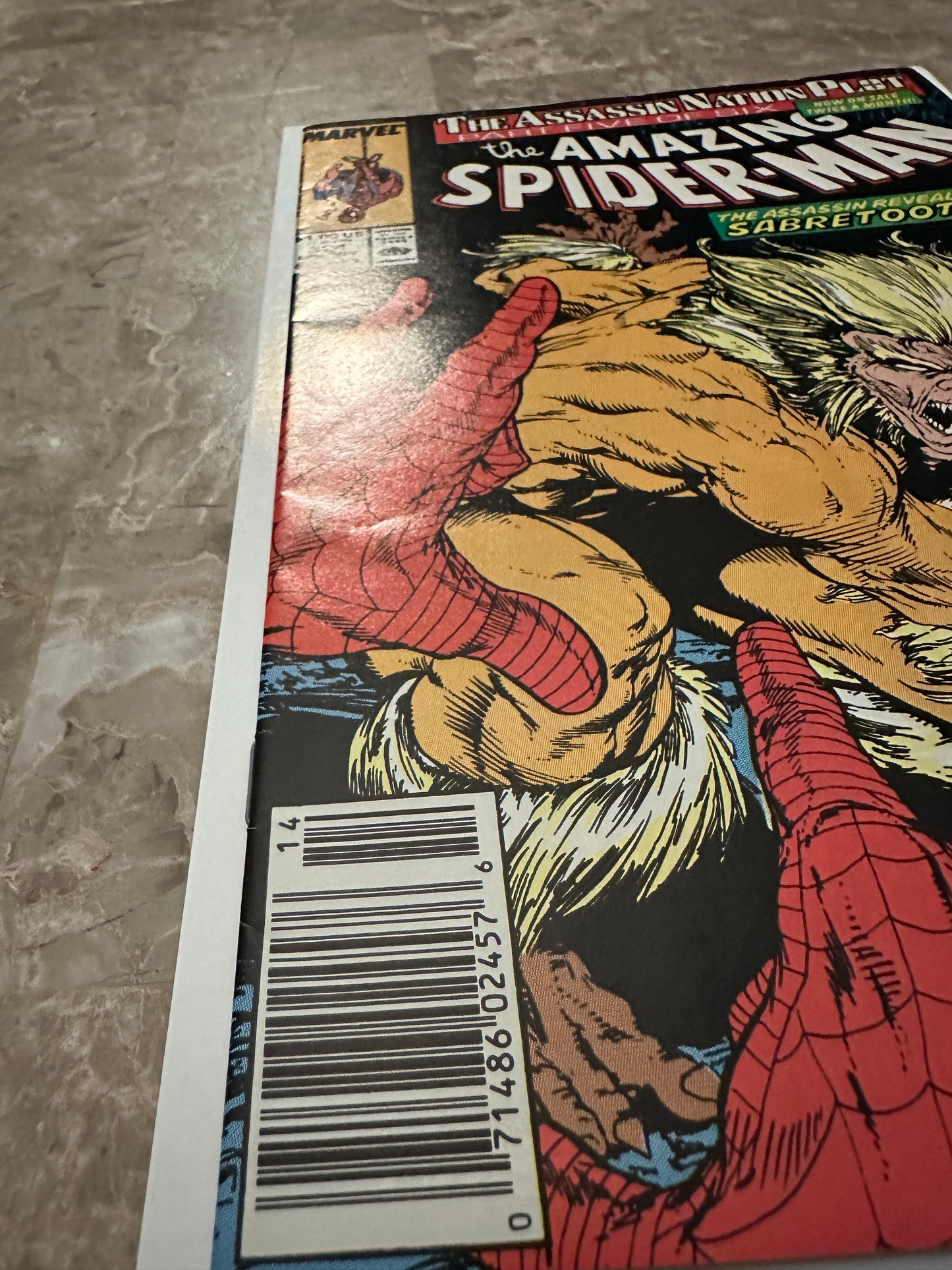 Amazing Spider-Man #324 Newsstand VF- 7.5 (1989 Marvel)