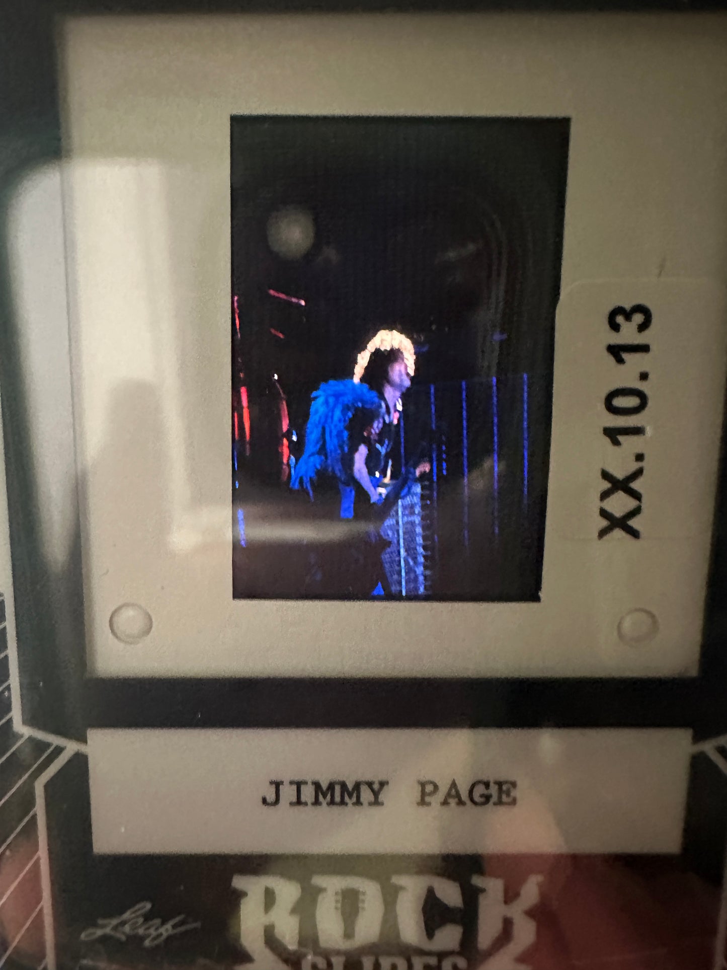 2026 Leaf Slideshow JIMMY PAGE Led Zeppelin Metal /25 + 3 Base 4-Slide LOT