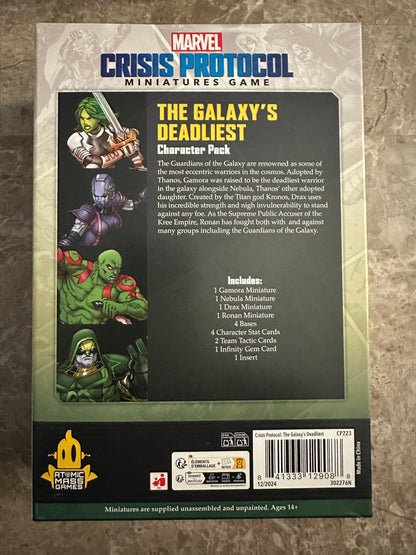 Marvel Crisis Protocol: The Galaxy’s Deadliest Character Pack