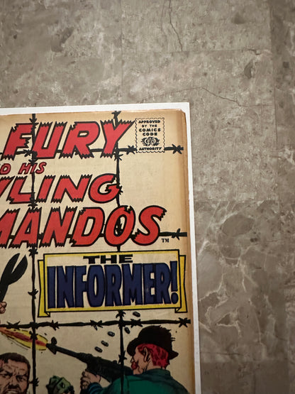 Sgt Fury #57 FN- 5.5 (Marvel Comics 1968)