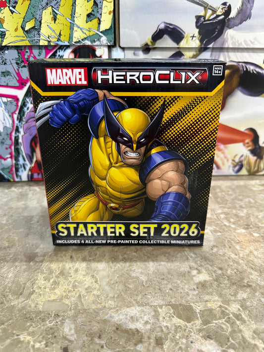 2026 HeroClix Marvel Starter Set - Wolverine, X-Men Edition